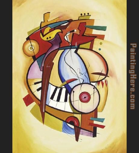 Play It Again I painting - Alfred Gockel Play It Again I art painting